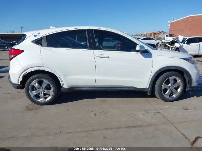 2017 Honda Hr-V Lx VIN: 3CZRU5H37HM709258 Lot: 38512008