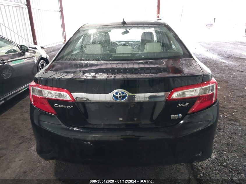 2012 Toyota Camry Hybrid Xle VIN: 4T1BD1FK1CU053603 Lot: 38512020