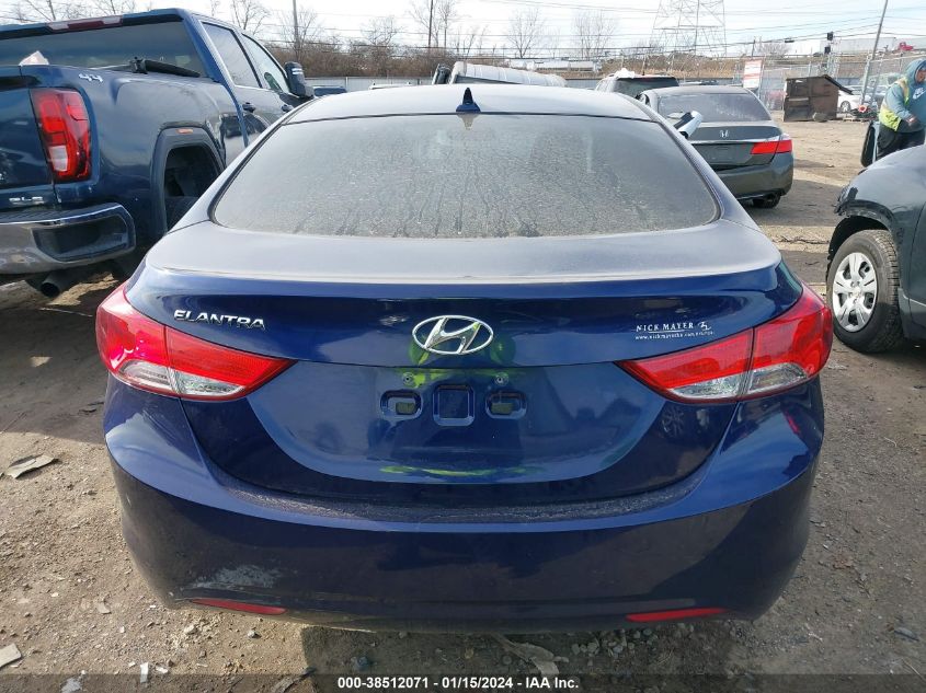 2012 Hyundai Elantra Gls VIN: 5NPDH4AE1CH091461 Lot: 38512071