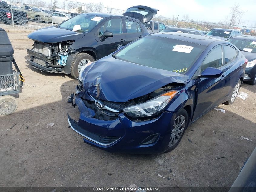 2012 Hyundai Elantra Gls VIN: 5NPDH4AE1CH091461 Lot: 38512071