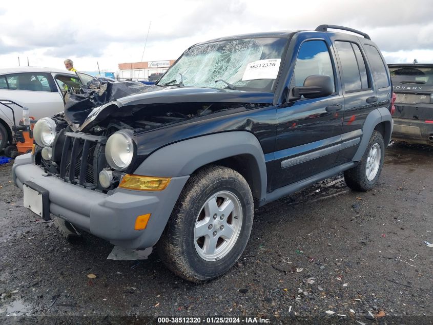 1J4GK48KX6W123259 2006 Jeep Liberty Sport