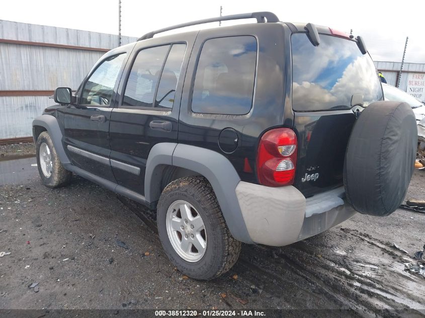 1J4GK48KX6W123259 2006 Jeep Liberty Sport