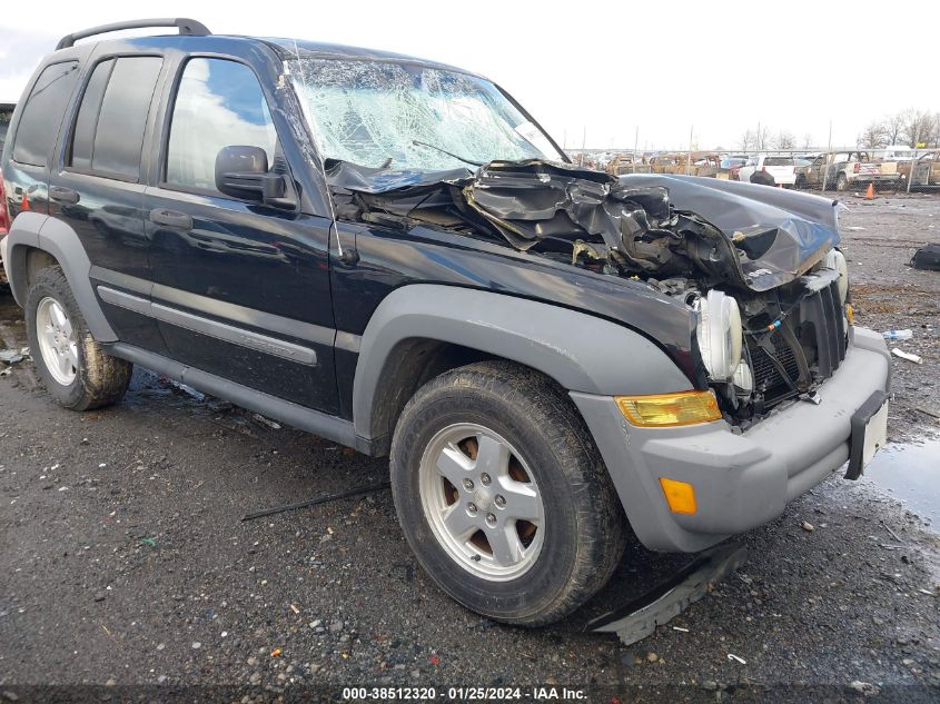 1J4GK48KX6W123259 2006 Jeep Liberty Sport