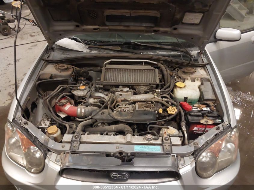 JF1GG29604G813645 2004 Subaru Impreza Wrx