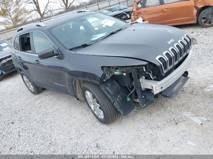 2016 Jeep Cherokee Limited VIN: 1C4PJMDB4GW242652 Lot: 38512384