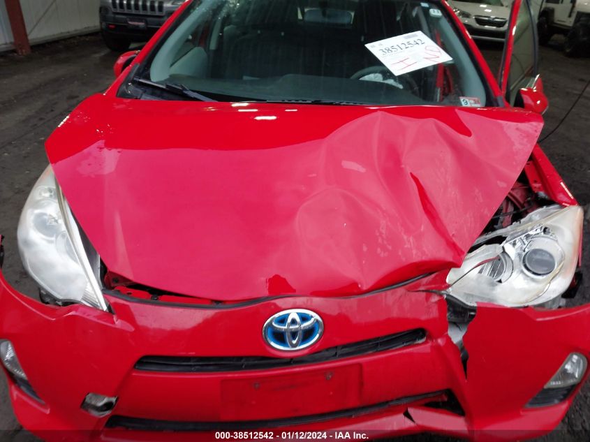 2013 Toyota Prius C Two VIN: JTDKDTB3XD1054590 Lot: 38512542