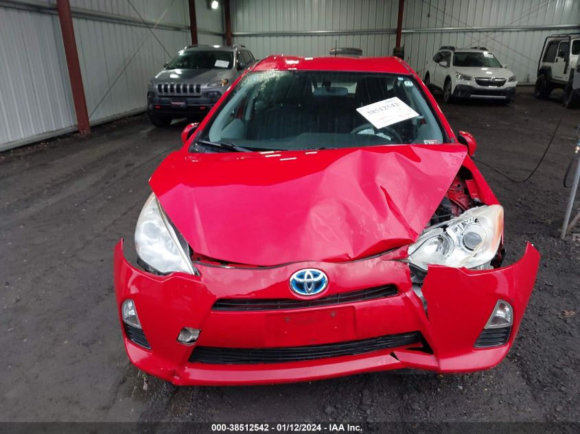 2013 Toyota Prius C Two VIN: JTDKDTB3XD1054590 Lot: 38512542