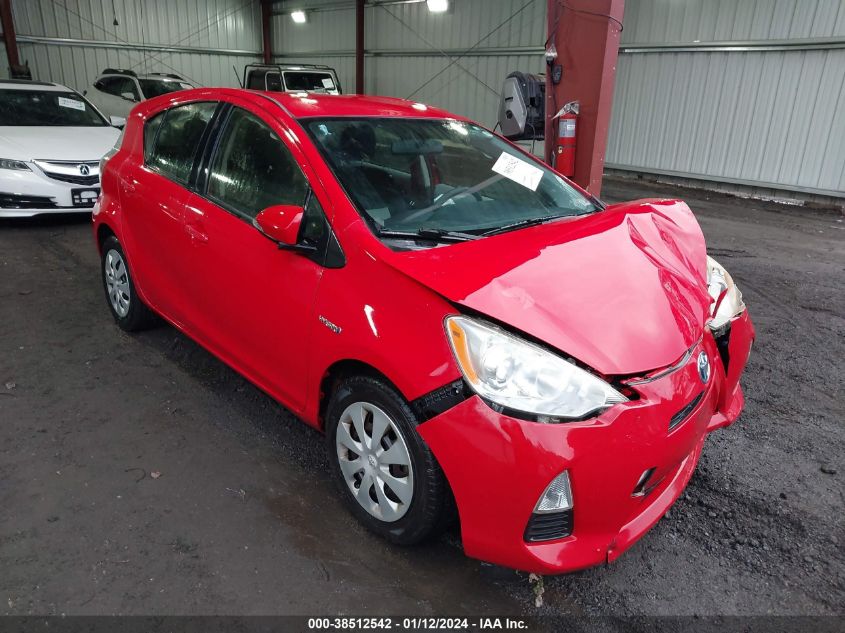 2013 Toyota Prius C Two VIN: JTDKDTB3XD1054590 Lot: 38512542