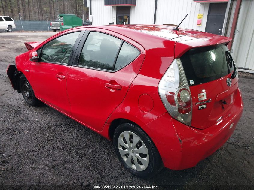 2013 Toyota Prius C Two VIN: JTDKDTB3XD1054590 Lot: 38512542