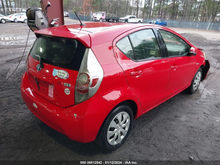 2013 Toyota Prius C Two VIN: JTDKDTB3XD1054590 Lot: 38512542