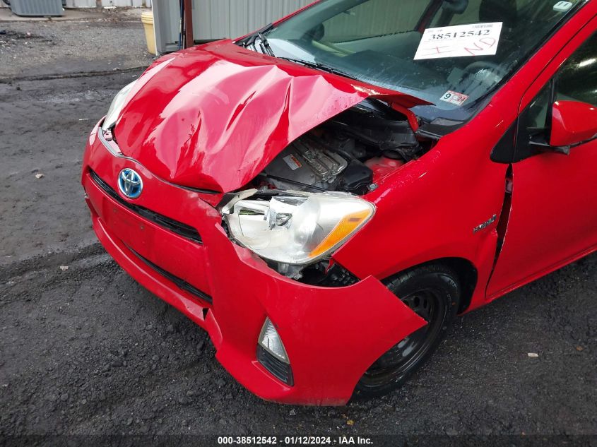 2013 Toyota Prius C Two VIN: JTDKDTB3XD1054590 Lot: 38512542