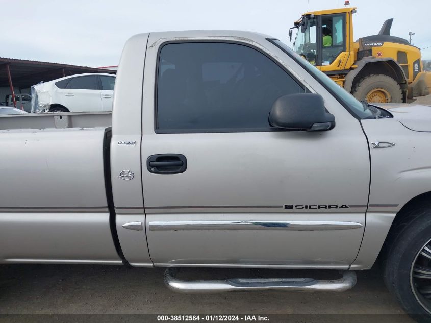 2006 GMC Sierra 1500 Work Truck VIN: 3GTEC14X46G200698 Lot: 38512584