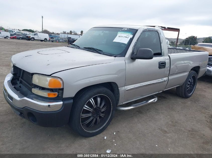 2006 GMC Sierra 1500 Work Truck VIN: 3GTEC14X46G200698 Lot: 38512584