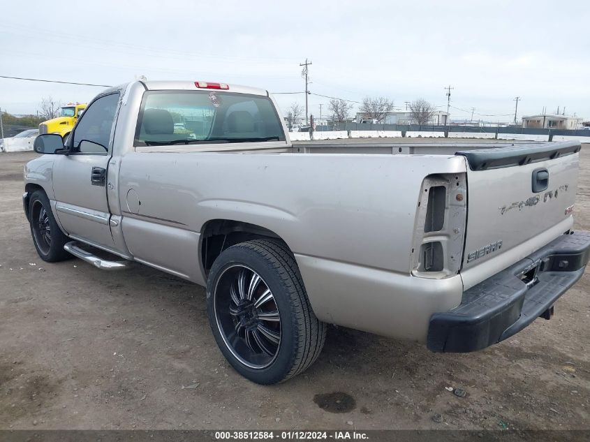 2006 GMC Sierra 1500 Work Truck VIN: 3GTEC14X46G200698 Lot: 38512584