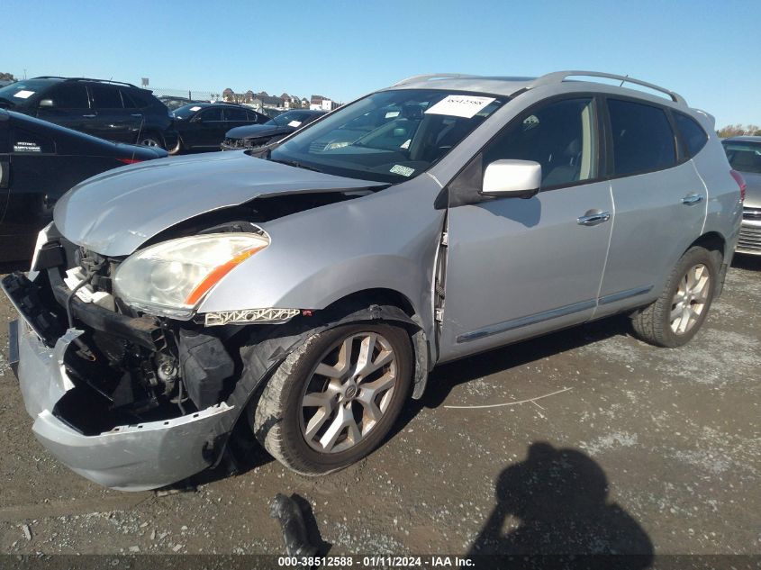 2012 Nissan Rogue Sv W/Sl Pkg VIN: JN8AS5MT8CW255758 Lot: 38512588