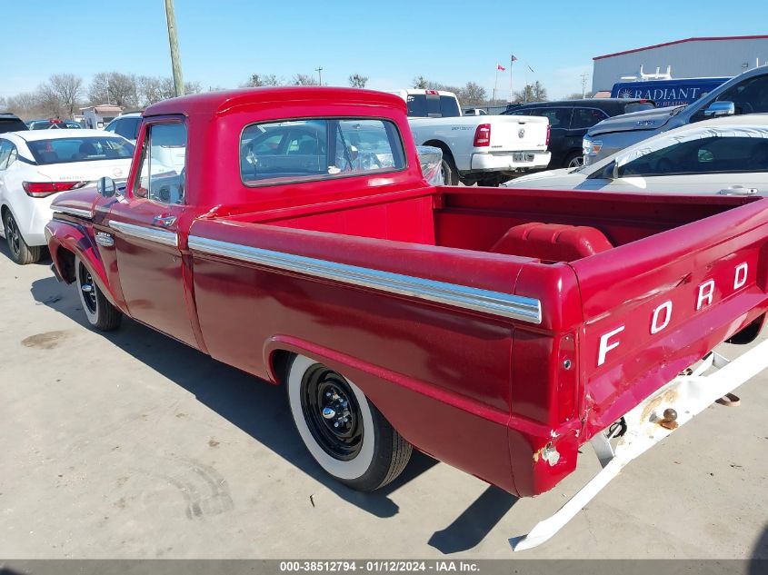 F10AL791184 1966 Ford F100