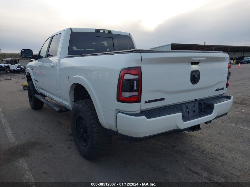 2022 Ram 2500 Laramie 4X4 6'4 Box VIN: 3C6UR5FL9NG391715 Lot: 38512837