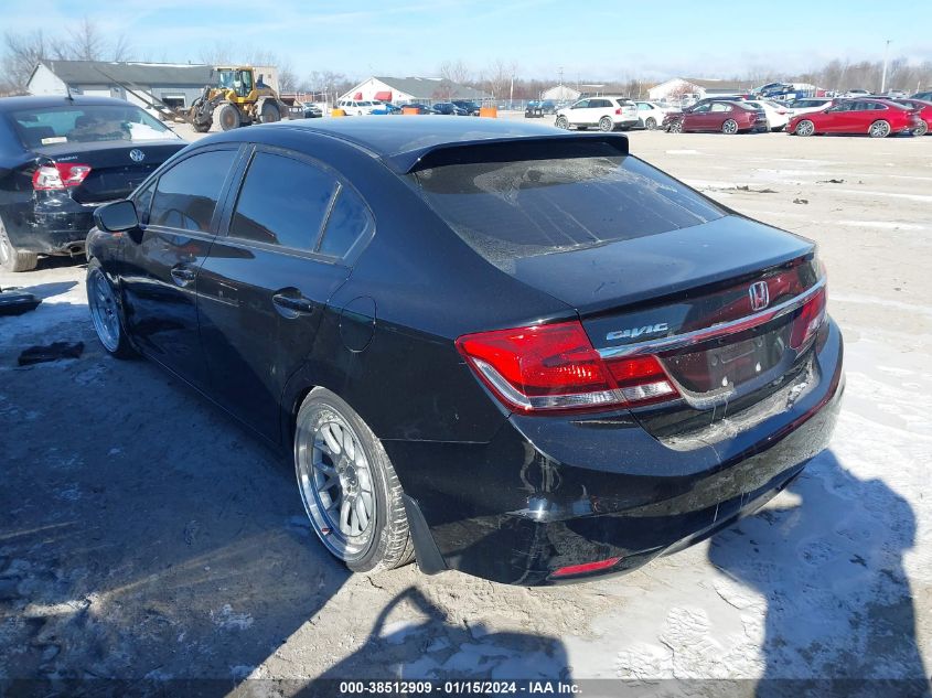 2014 Honda Civic Lx VIN: 2HGFB2E57EH540583 Lot: 38512909