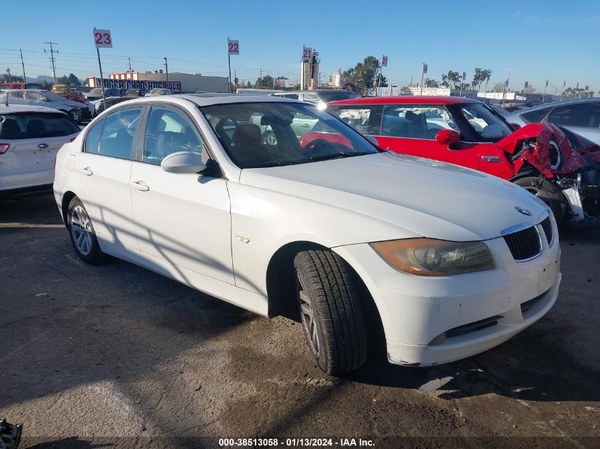 2007 BMW 3 Series 328I VIN: WBAVC53547FZ74019 Lot: 38513058