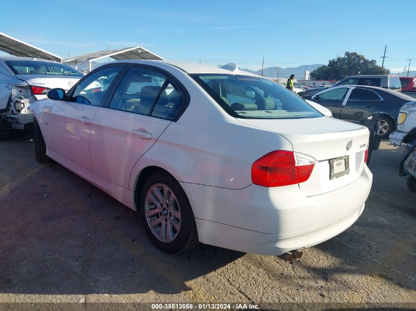 2007 BMW 3 Series 328I VIN: WBAVC53547FZ74019 Lot: 38513058