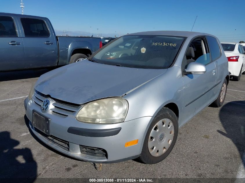 2007 Volkswagen Rabbit 2-Door VIN: WVWBR71K07W098509 Lot: 38513088