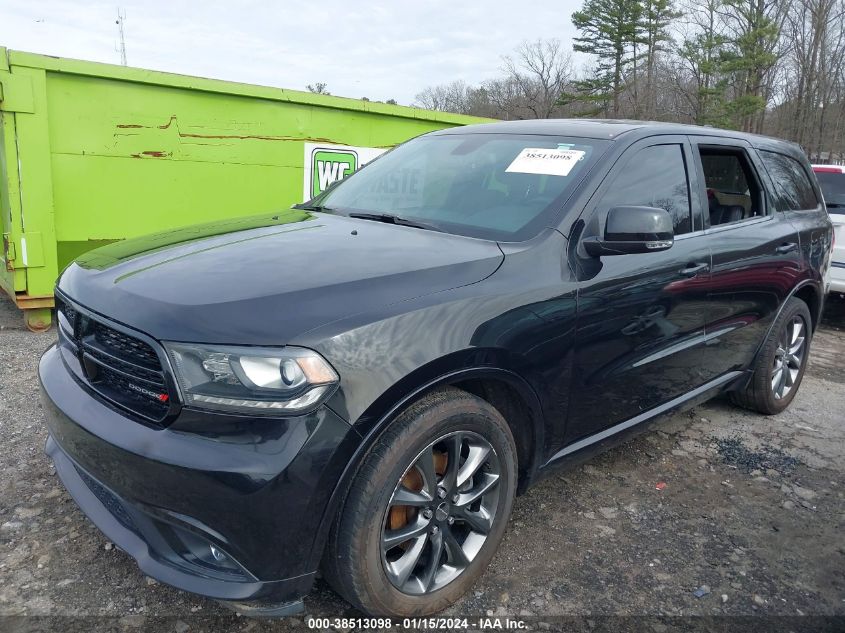 2014 Dodge Durango R/T VIN: 1C4SDHCT4EC503098 Lot: 38513098