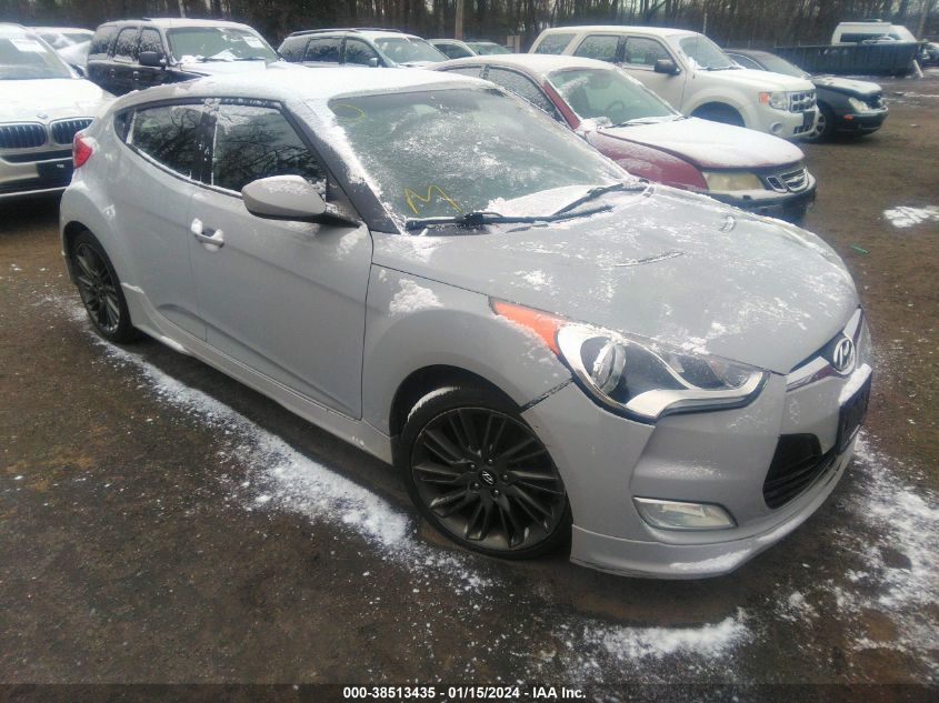 2013 Hyundai Veloster Mix VIN: KMHTC6AD5DU125661 Lot: 38513435