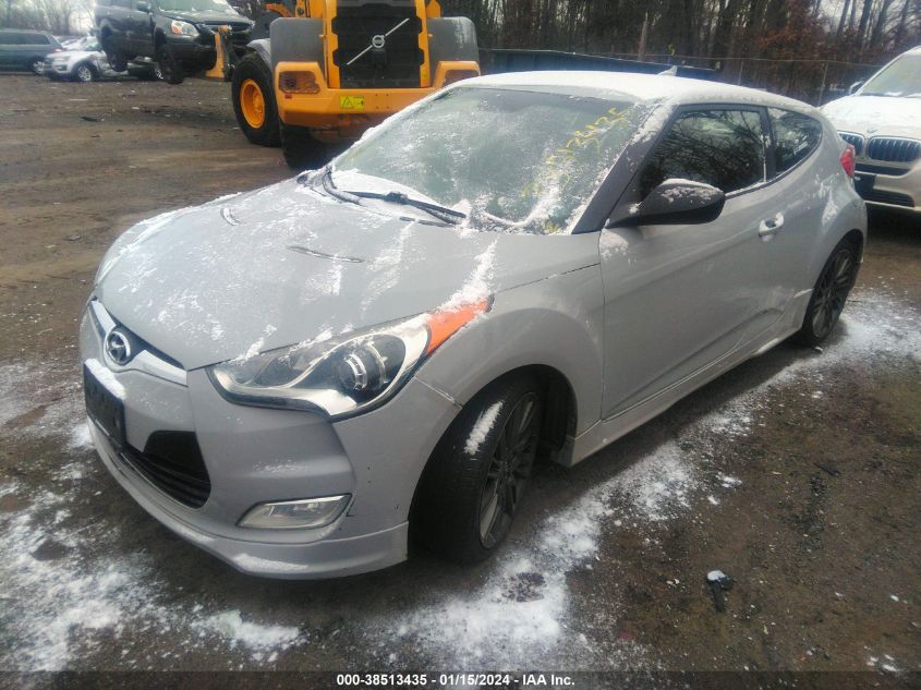 2013 Hyundai Veloster Mix VIN: KMHTC6AD5DU125661 Lot: 38513435