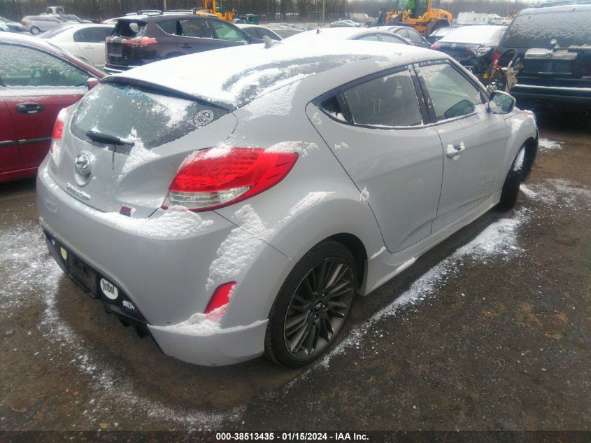 2013 Hyundai Veloster Mix VIN: KMHTC6AD5DU125661 Lot: 38513435