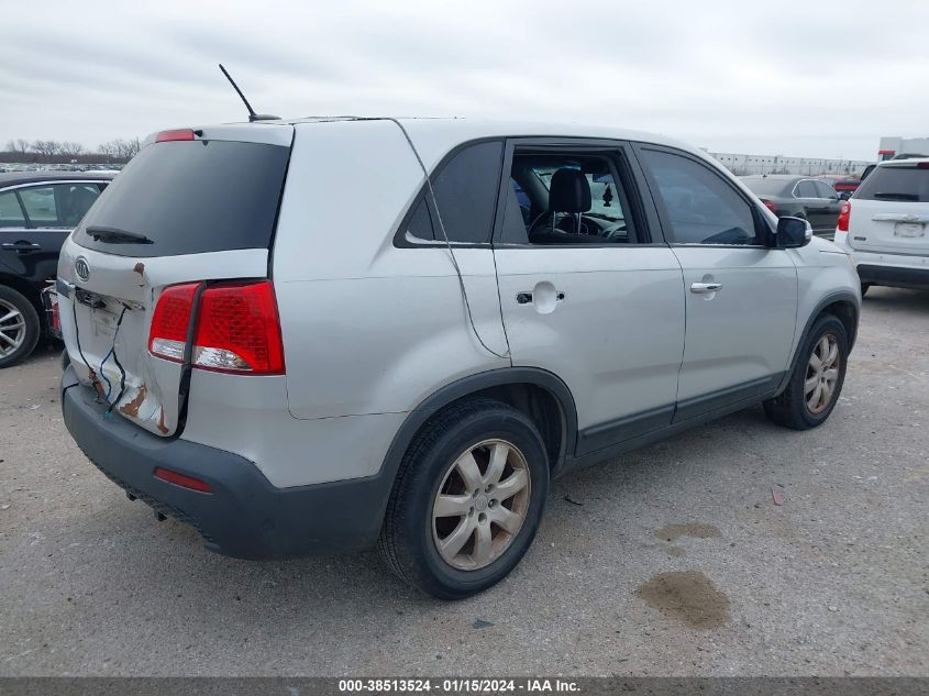 2012 Kia Sorento Lx VIN: 5XYKT3A17CG201837 Lot: 38513524