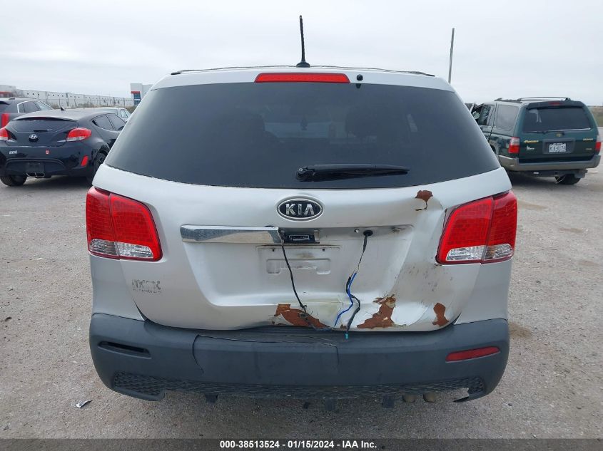 2012 Kia Sorento Lx VIN: 5XYKT3A17CG201837 Lot: 38513524