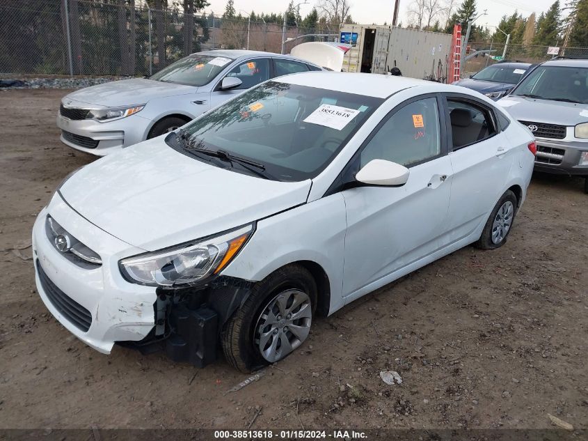 2016 Hyundai Accent Se VIN: KMHCT4AE8GU070379 Lot: 38513618