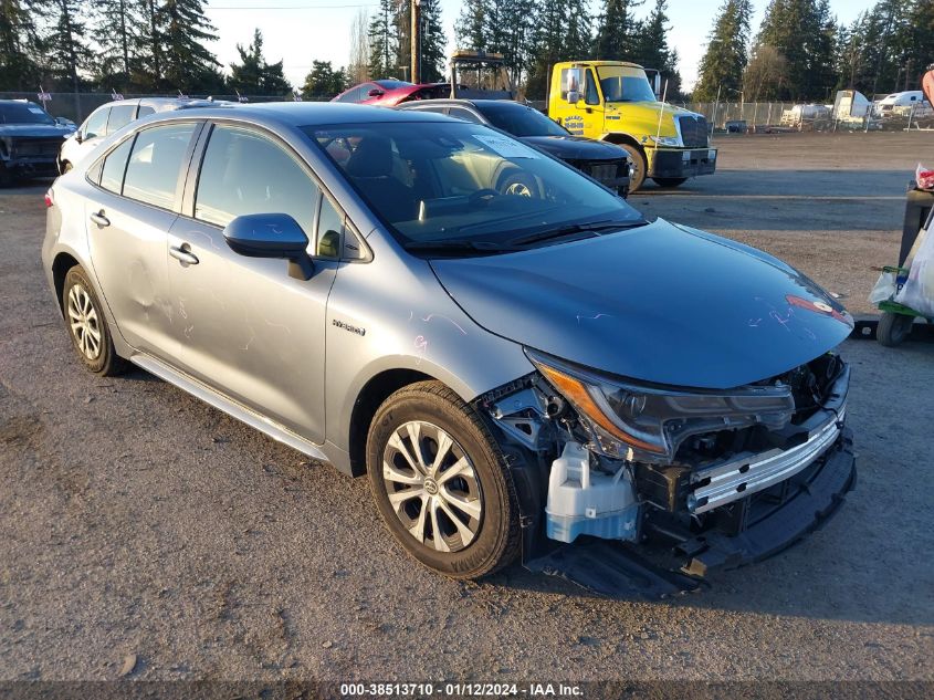 JTDEAMDE4MJ018694 2021 Toyota Corolla Hybrid Le