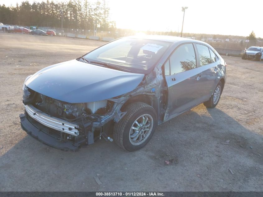 JTDEAMDE4MJ018694 2021 Toyota Corolla Hybrid Le