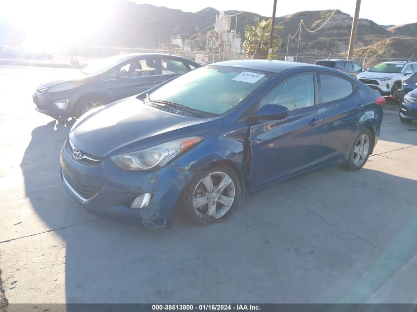 2013 Hyundai Elantra Gls (Ulsan Plant) VIN: KMHDH4AE8DU943288 Lot: 38513800