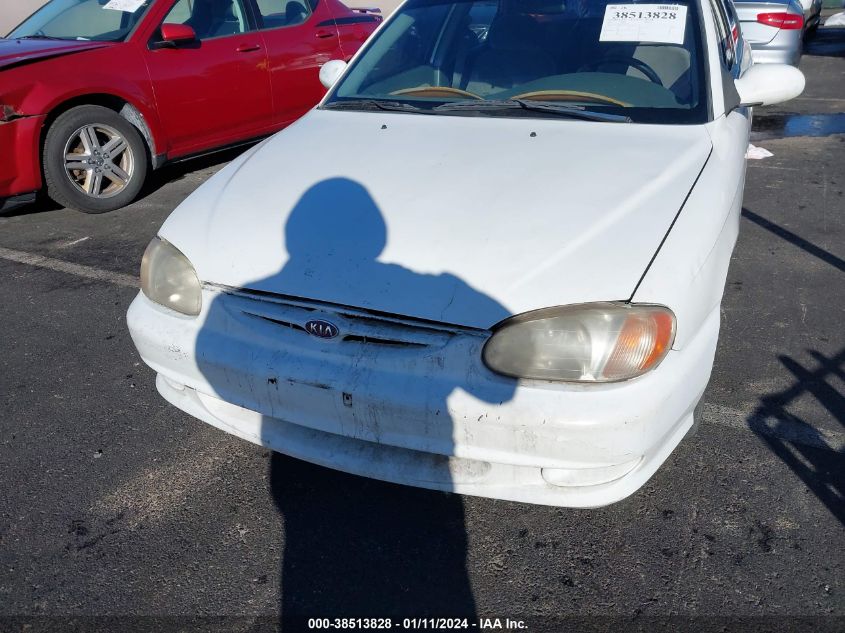 2001 Kia Sephia Base (A4)/Base (M5)/Ls Pwr Pkg VIN: KNAFB121815084490 Lot: 38513828