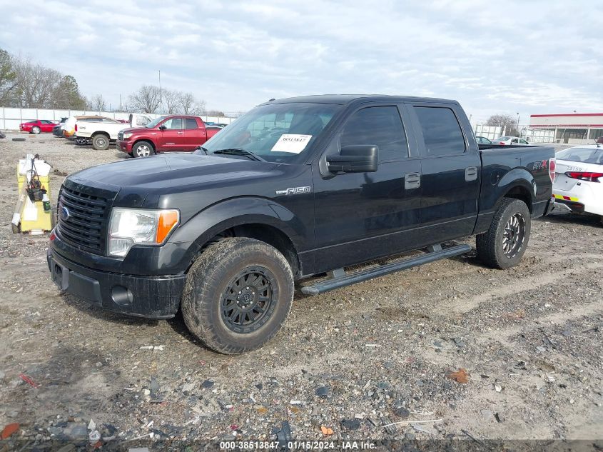 1FTEW1CM2EKD44689 2014 Ford F-150 Stx