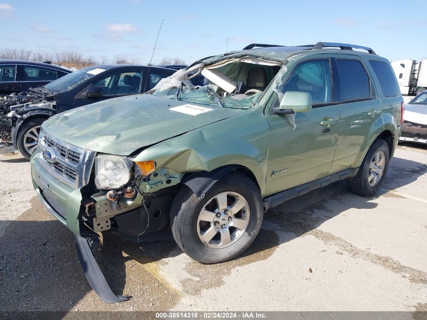 2010 Ford Escape Hybrid Limited VIN: 1FMCU5K36AKC06804 Lot: 38514316