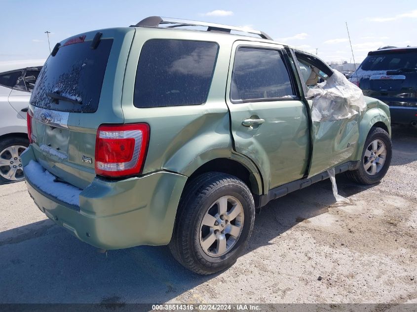 2010 Ford Escape Hybrid Limited VIN: 1FMCU5K36AKC06804 Lot: 38514316