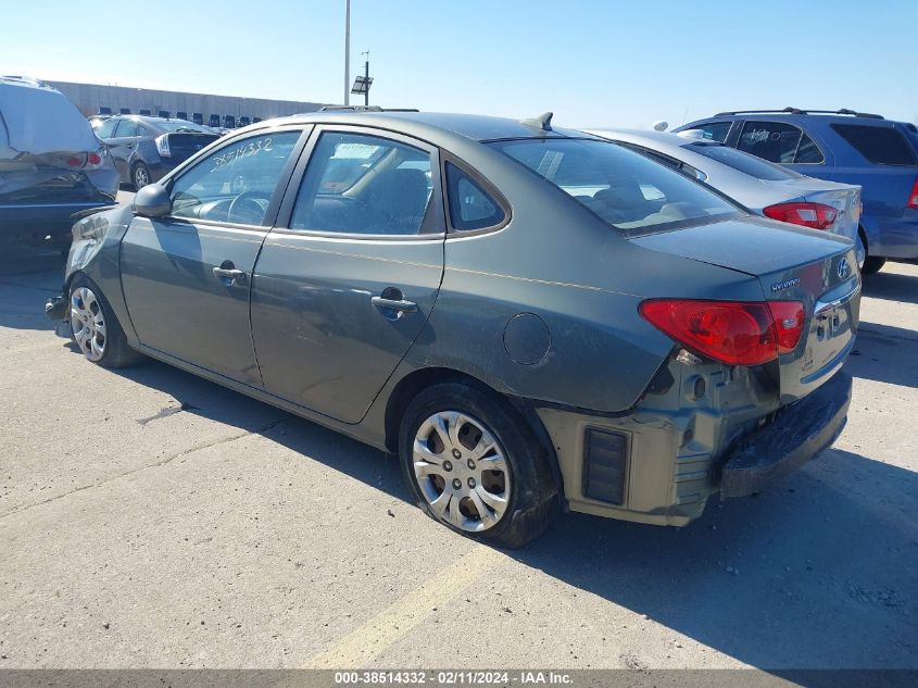 2010 Hyundai Elantra Gls VIN: KMHDU4AD3AU904851 Lot: 38514332