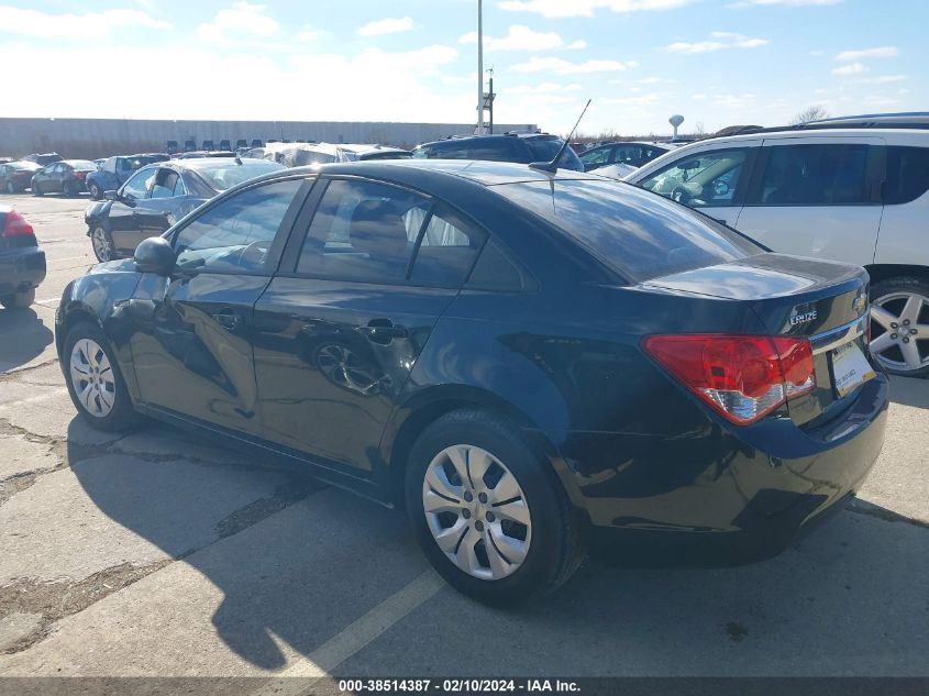 2013 Chevrolet Cruze Ls Auto VIN: 1G1PA5SH2D7259624 Lot: 38514387