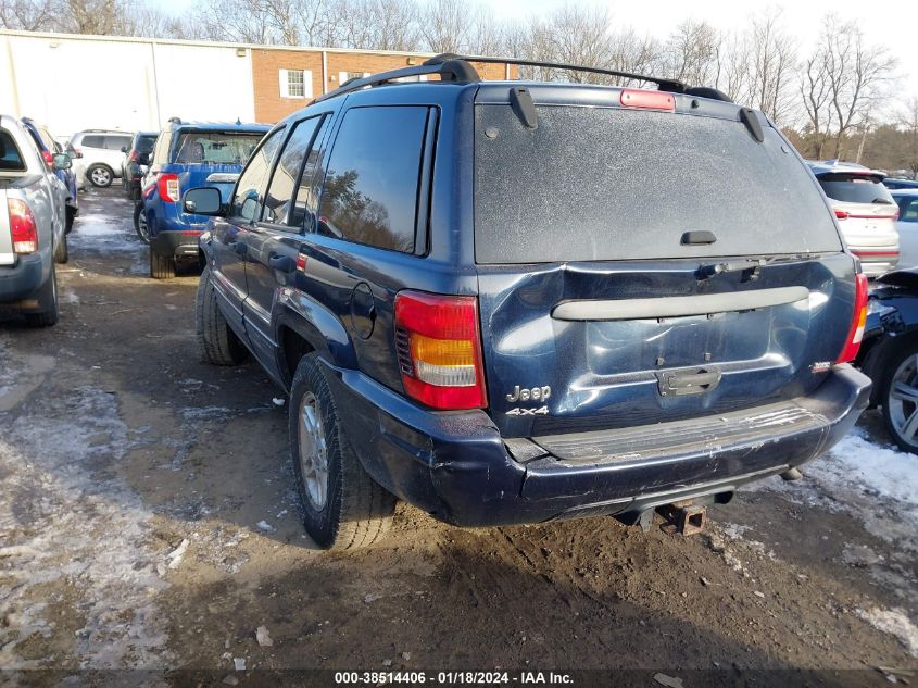 2004 Jeep Grand Cherokee Laredo VIN: 1J4GW48SX4C299991 Lot: 38514406