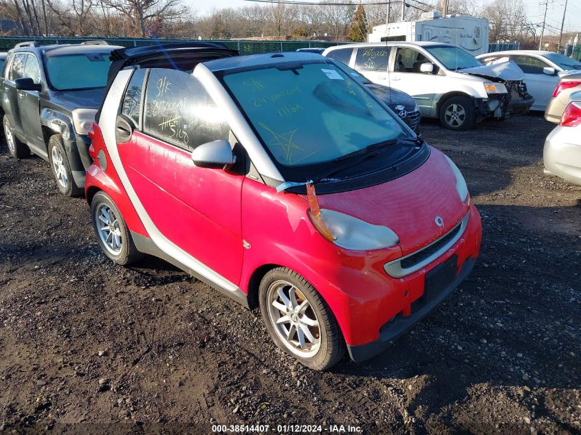 2009 Smart Fortwo Brabus/Passion VIN: WMEEK31X99K240745 Lot: 38514407