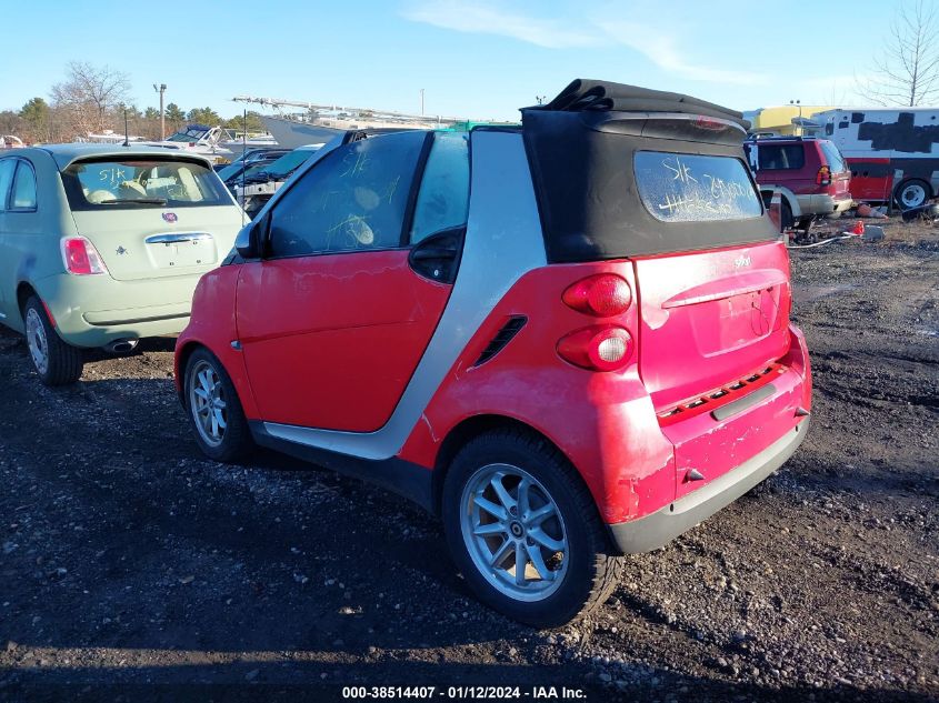 2009 Smart Fortwo Brabus/Passion VIN: WMEEK31X99K240745 Lot: 38514407