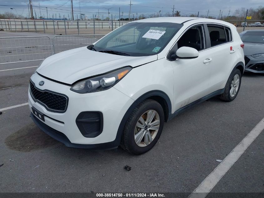 2019 Kia Sportage Lx VIN: KNDPM3ACXK7563757 Lot: 38514750