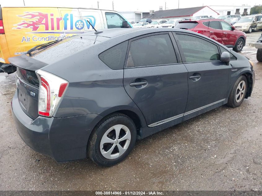 2012 Toyota Prius Three VIN: JTDKN3DU5C5441378 Lot: 38514965