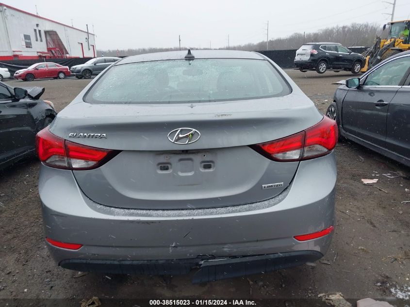 2015 Hyundai Elantra Limited (Ulsan Plant) VIN: KMHDH4AE0FU415702 Lot: 38515023