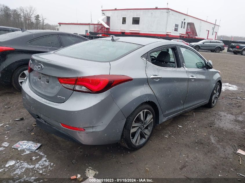 2015 Hyundai Elantra Limited (Ulsan Plant) VIN: KMHDH4AE0FU415702 Lot: 38515023