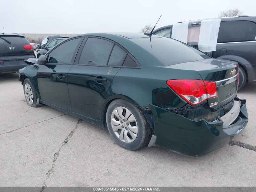 2014 Chevrolet Cruze Ls Auto VIN: 1G1PA5SH3E7125416 Lot: 38515045