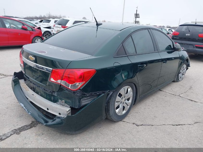 2014 Chevrolet Cruze Ls Auto VIN: 1G1PA5SH3E7125416 Lot: 38515045